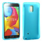 Wholesale Samsung Galaxy Note 4 Soft TPU Gel Case (Blue)
